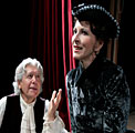 Carlo Simoni e Patrizia Milani nel "Teatro comico" di Carlo Goldoni, regia di M. Bernardi (Teatro Stabile di Bolzano, stagione 2007-2008)
