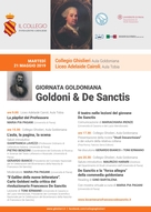 12° edizione della Giornata Goldoniana: Goldoni & De Sanctis
