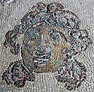 Parco Archeologico di Baia - Mosaico raffigurante maschera teatrale