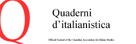 Quaderni ditalianistica, XXXIX, 2, 2018