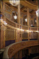 I palchi della sala dell' Opéra Royal du Chteau de Versailles