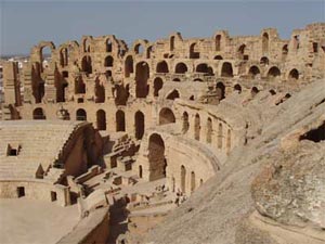 L'anfiteatro romano di El Djem