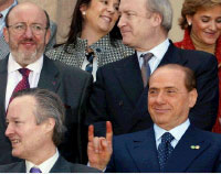 Berlusconi a un summit europeo