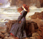 Miranda e la tempesta (John William Waterhouse, 1916)