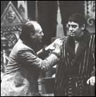 Aldo Trionfo e Carmelo Bene durante le prove di ''Faust-Marlowe-Burlesque''