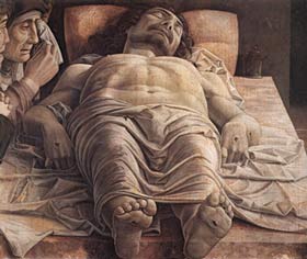 Andrea Mantegna, Il Cristo morto, Milano, Pinacoteca di Brera