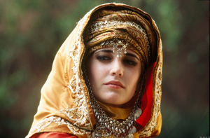 Eva Green nei panni di Sybilla, regina di Gerusalemme