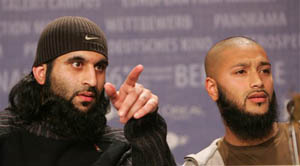 Due protagonisti del film, ex detenuti nel carcere di Guantanamo