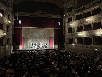 Una scena del concerto